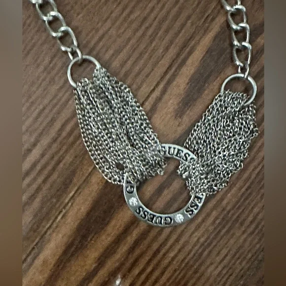 Guess Silver  Necklace - Picture 2 of 4